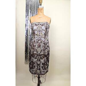 Y2K/2000's Sue Wong Nocturne brocade dress